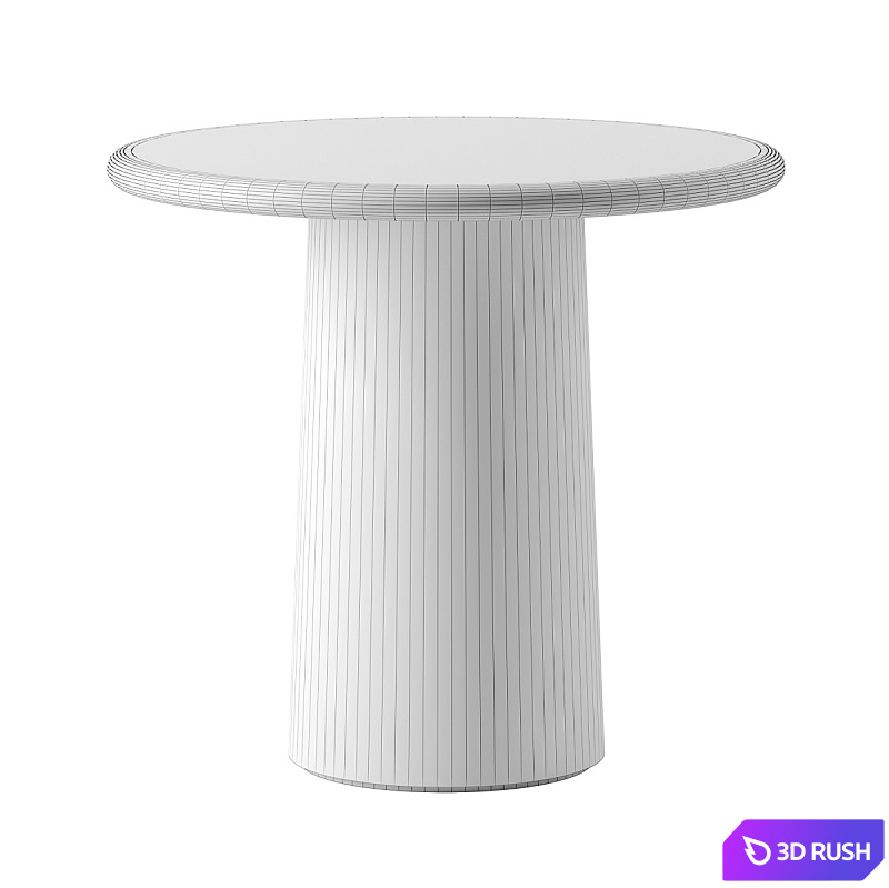 AFA table pedestal by Collection Particulière 3D Model Corona