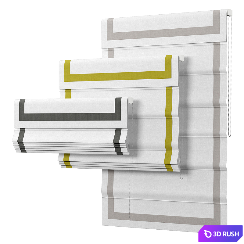 Roman Curtains 06 | Karuilu Home | Providence 3D Model Vray