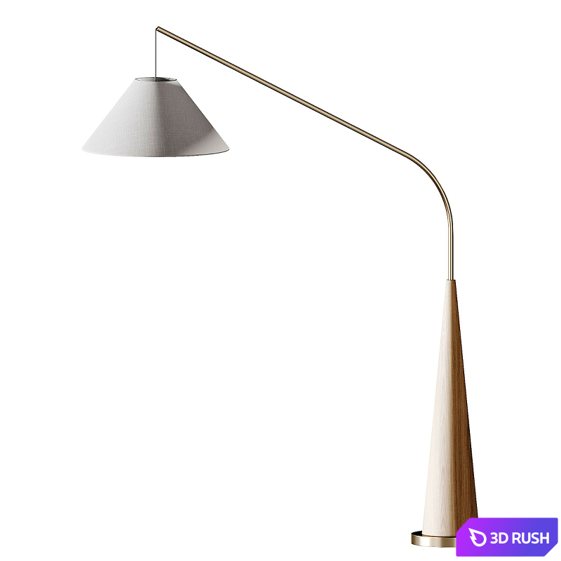 Vakkerlight Gibson Arc Floor Lamp 3D Model Corona