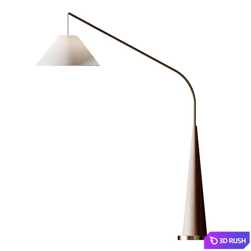 Vakkerlight Gibson Arc Floor Lamp 3D Model Corona