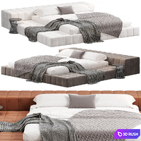 SQUARING BED by BONALDO