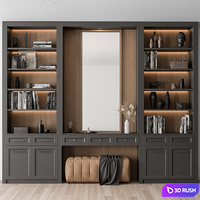 Hallway 34 - Classic Black and Wood Entrance