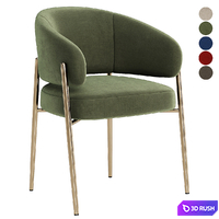 Linda dining chair 3D Model Vray, Corona