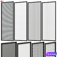 Set of decorative panels in the Loft style 02