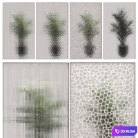 Decorative glass partition 01