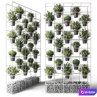 Vertical garden for potted plants
