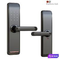 Electronic door handle lock