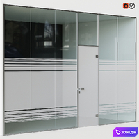Glass office partitions Doors