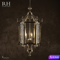 19th C. Salerno Streetlight Pendant Bronze