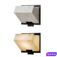 Pierre Chareau Simple "Sloping block" wall lamp