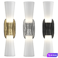 Utopia Large Double Bath Sconce by Kelly Wearstler
