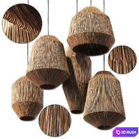 Lamp wicker n25