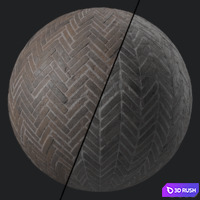 Pavement Materials 46- HerringBone Stone Paving | Sbsar Pbr 4k Seamless