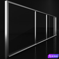 Flush frame swiss window