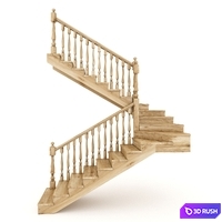 Wooden staircase 2
