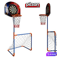 Darts with basketball ring