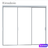 Rimadesio Velaria Sliding Doors, storage system for living areas