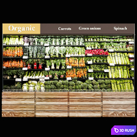 Vegetables fridge