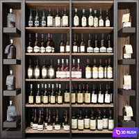 Wine cabinet with collection wine 9. Wine, restaurant