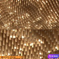False wooden ceiling