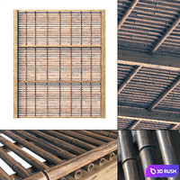 Bamboo branch decor Ceiling n22 / Decor from bamboo branches number 22