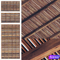 Ceiling thick branch straight n1 / Ceiling of thick straight branches No. 1