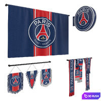 PSG football paraphernalia