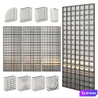 Glass Block Wall 02