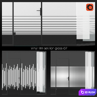 Vinyl film set for glass 07