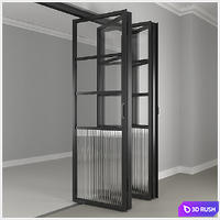 SLIM FRAME folding door MOD 02