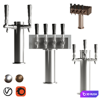 3 Faucet Draft Beer Set