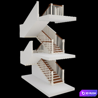 Stairs in colonial style