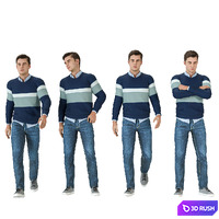 Casual Men 04 Poses