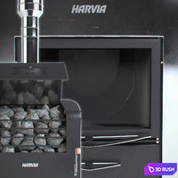 Woodburning stove Harvia Classic 400 Top Duo