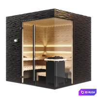 KLAFS Design Sauna Shape with sauna heater sanarium majus
