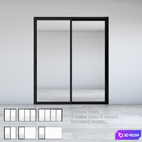 Dynamic Sliding Doors Set 01