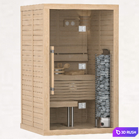 Finnish sauna Sawo Glass Front