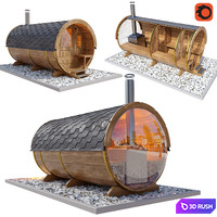 Finnish Outdoor Barrel Sauna