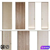 Aladin Swing Mono and Pocket door by Glas Italia set 02