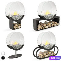 Biofireplace Floor Standing Luxury Light