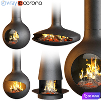 Fireplace set Focus Creation 2