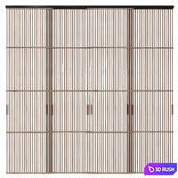Ethnic style sliding partition