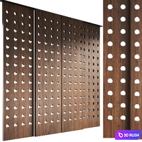 Decorative sliding partition Mobius