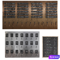 Beer menu on taps