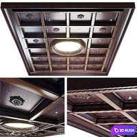 Set for coffered ceiling No. 4 - wenge color