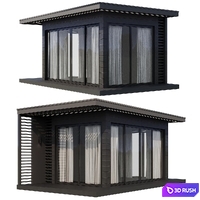 Modern garden gazebo pavilion