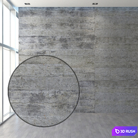 Concrete with traces of formwork 3D Model Vray