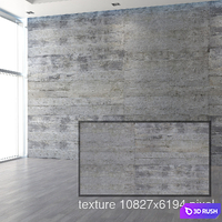 Concrete with traces of formwork 3D Model Vray