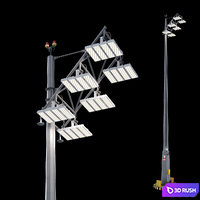 Lighting support with EWO floodlights