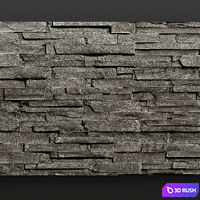 Grey stone 3D Model Vray